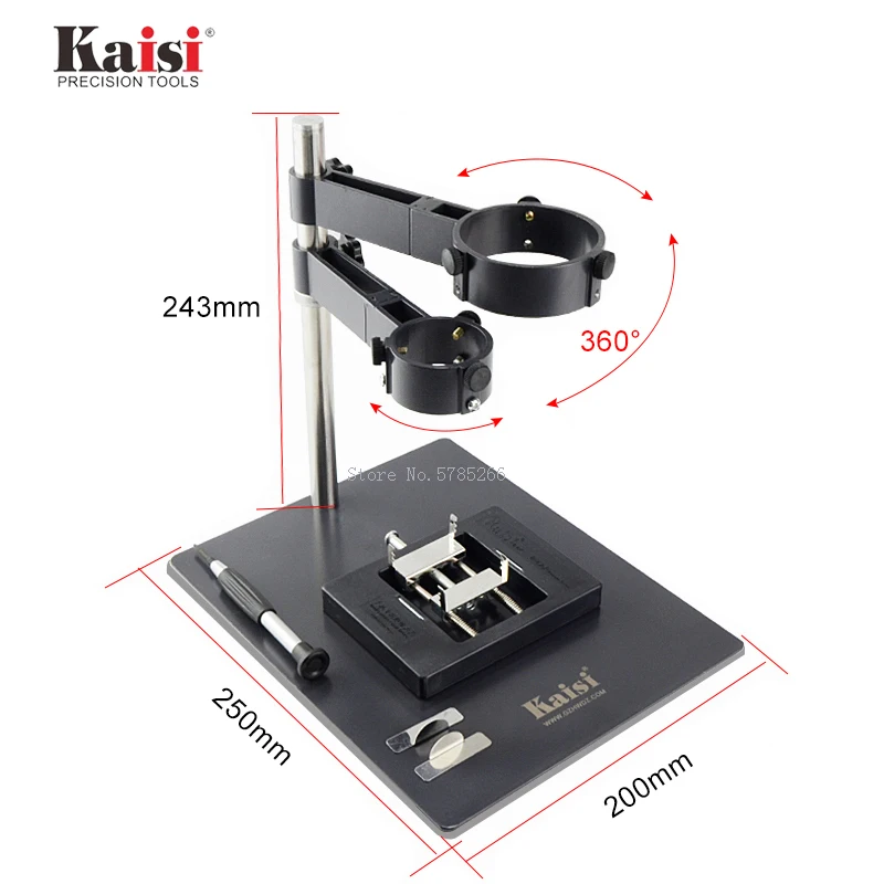 Support De Pistolet à Air Chaud Pour Station De Soudage - Réglable, Robuste, Compatible 852D/952D